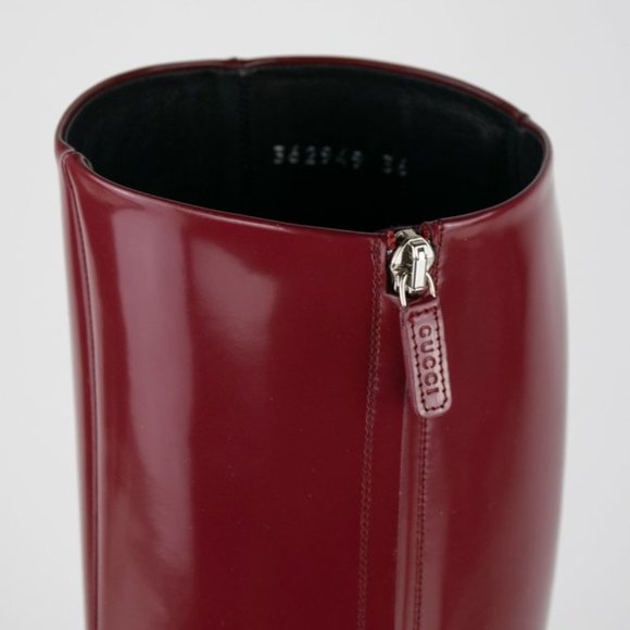 Gucci Horsebit Patent Leather Riding Boots - Picture 7 of 10